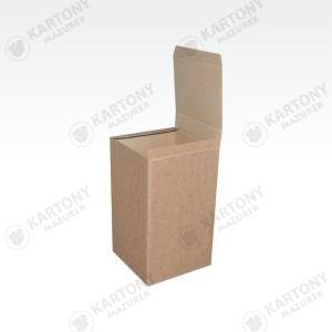 Karton fasonowy z okienkiem na klapce 380x380x1000mm (625)  
